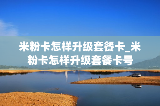 米粉卡怎样升级套餐卡_米粉卡怎样升级套餐卡号