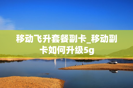 移动飞升套餐副卡_移动副卡如何升级5g