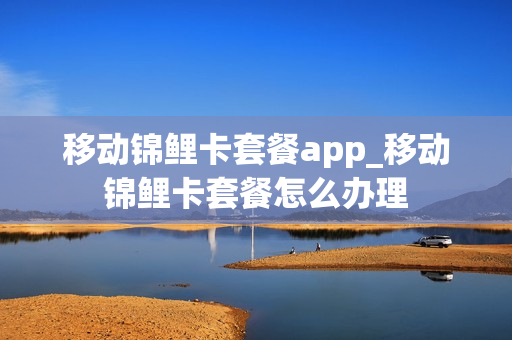 移动锦鲤卡套餐app_移动锦鲤卡套餐怎么办理