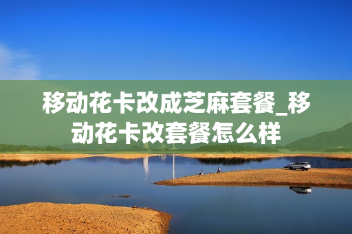 移动花卡改成芝麻套餐_移动花卡改套餐怎么样