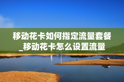 移动花卡如何指定流量套餐_移动花卡怎么设置流量