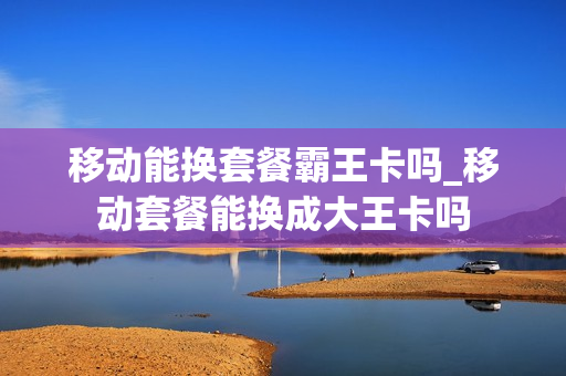 移动能换套餐霸王卡吗_移动套餐能换成大王卡吗