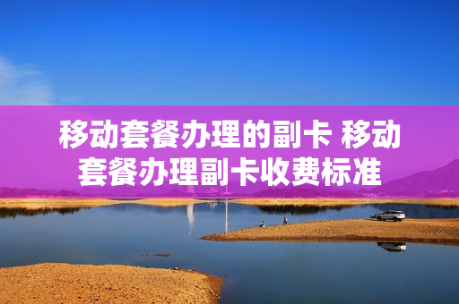 移动套餐办理的副卡 移动套餐办理副卡收费标准