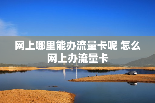 网上哪里能办流量卡呢 怎么网上办流量卡