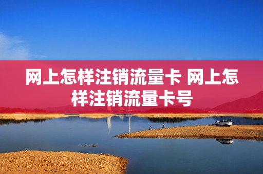 网上怎样注销流量卡 网上怎样注销流量卡号