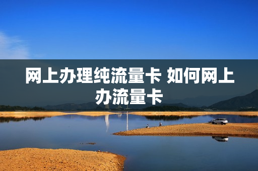 网上办理纯流量卡 如何网上办流量卡