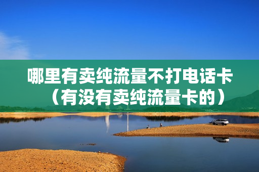 哪里有卖纯流量不打电话卡（有没有卖纯流量卡的）