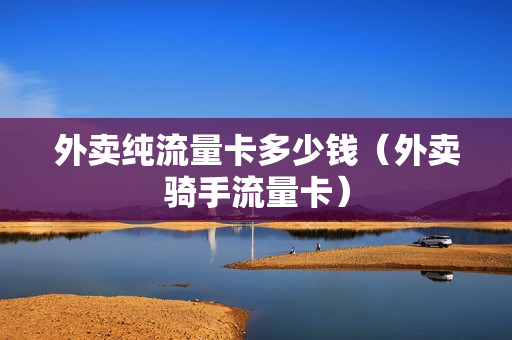外卖纯流量卡多少钱（外卖骑手流量卡）