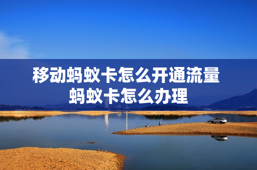 移动蚂蚁卡怎么开通流量 蚂蚁卡怎么办理