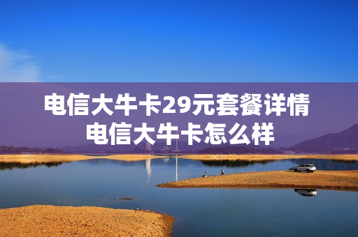 电信大牛卡29元套餐详情 电信大牛卡怎么样
