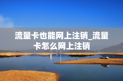 流量卡也能网上注销_流量卡怎么网上注销