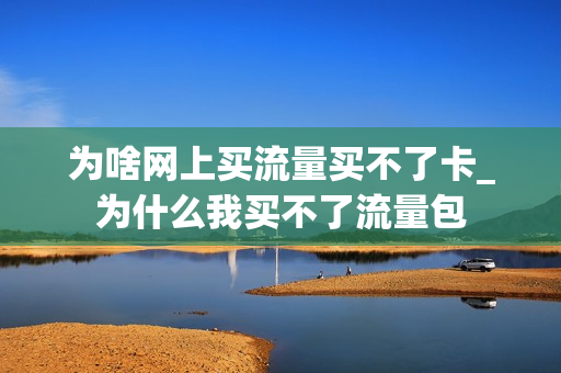 为啥网上买流量买不了卡_为什么我买不了流量包